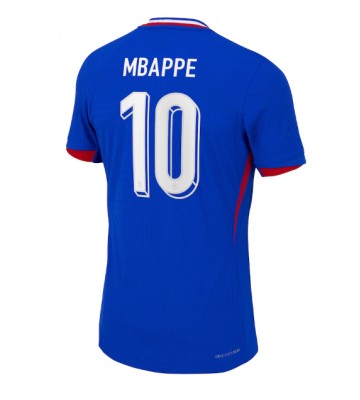 Frankrig Kylian Mbappe #10 Replika Hjemmebanetrøje EM 2024 Kortærmet
